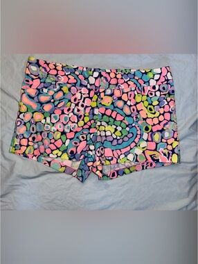 Lilly Pulitzer womens catch and release shorts 10 bright nautical festival 70s